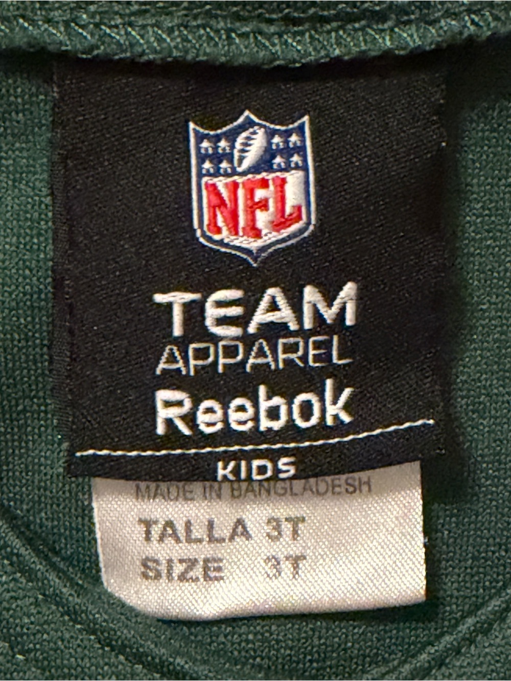Reebok Green & Gold Packers Girls Cheer Dress - Picture 3 of 3